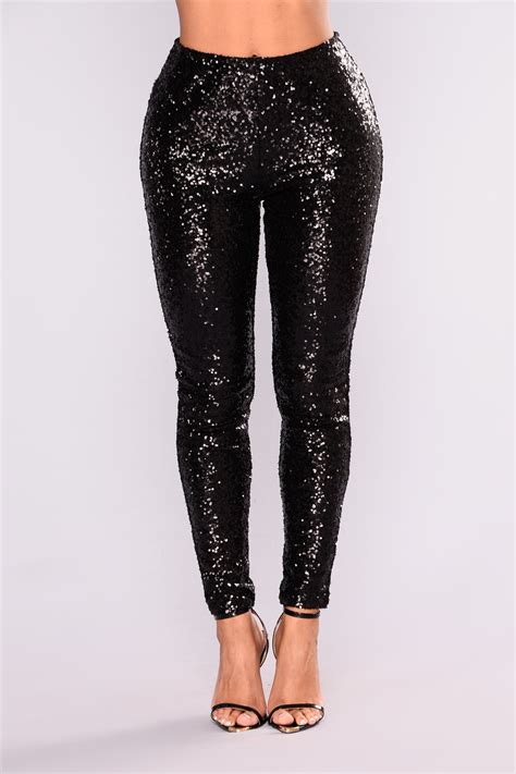 sequins pants for women.